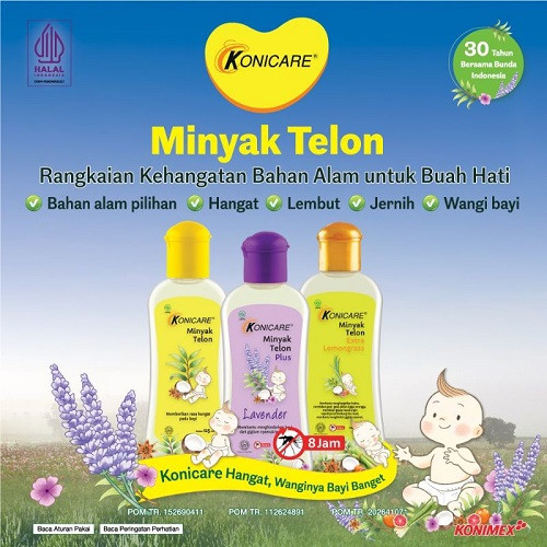 Konicare Minyak Telon 60ml/125ml - Minyak Telon