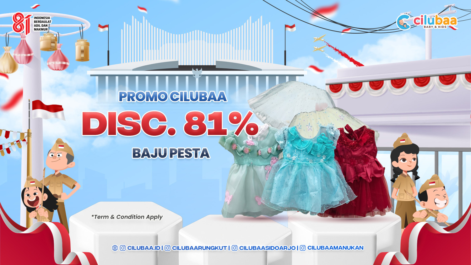 PROMO! Disc Up. To 81% Baju Pesta