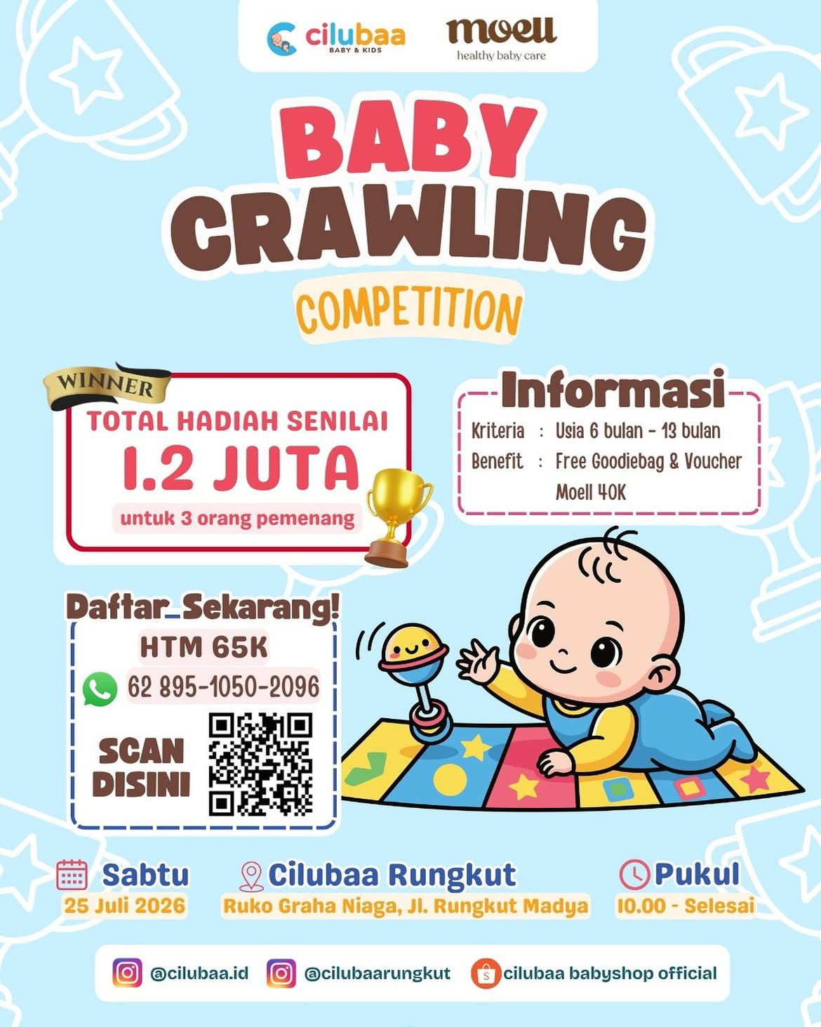 BABY CRAWLING COMPETITION IS HERE!