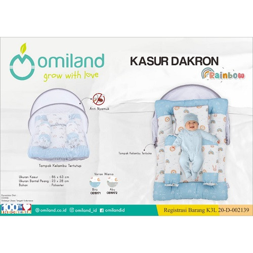 Omiland OB19172 Kasur Dakron Rainbow Abu
