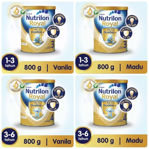 Nutrilon Royal Tahap 3 Isi 800gr Rasa Vanila Madu