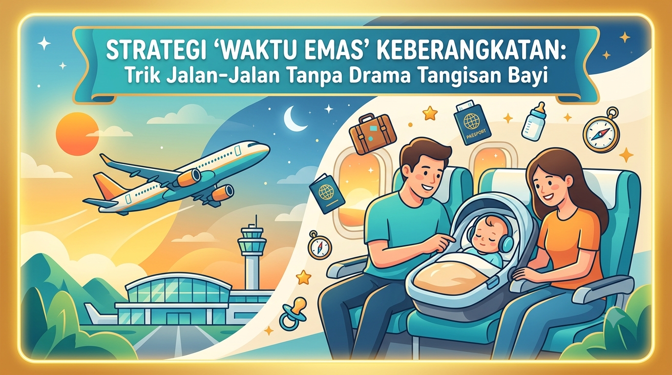 Strategi "Waktu Emas" Keberangkatan: Trik Jalan-Jalan Tanpa Drama Tangisan Bayi