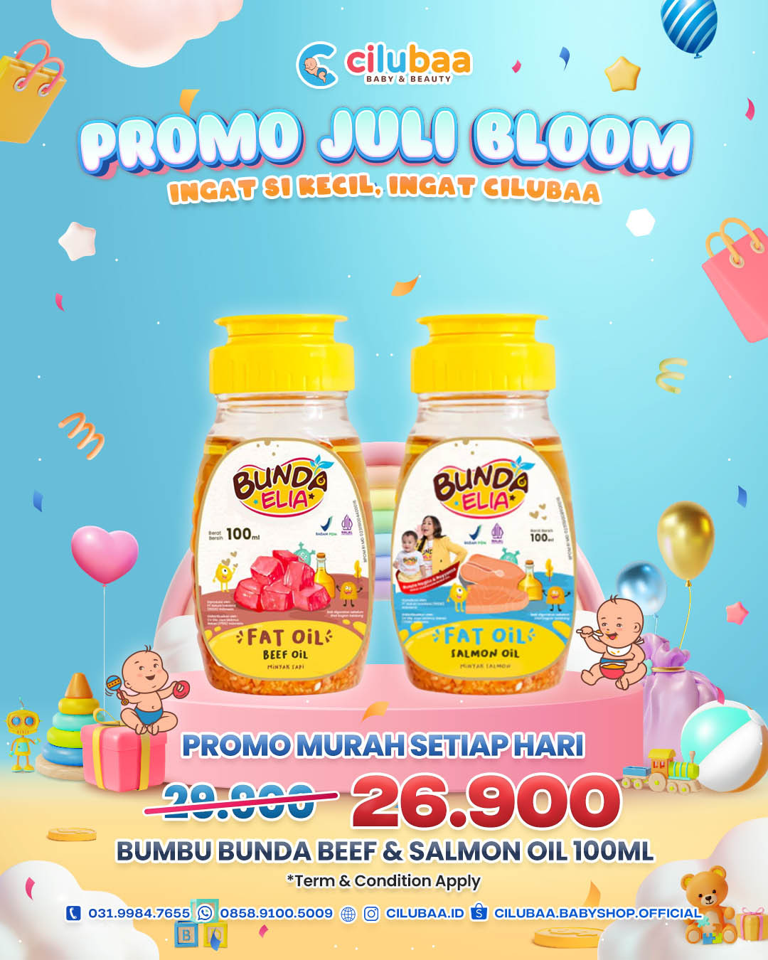 Bumbu Bunda Fat Oil 100ml Rp. 26.900!