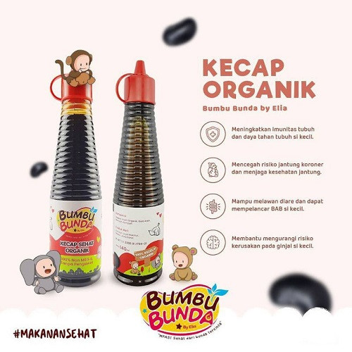 Bumbu Bunda Kecap Manis - Kecap Sehat Organik MPASI