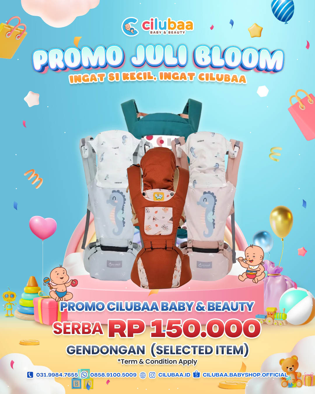 GENDONGAN SERBA RP 150.000!