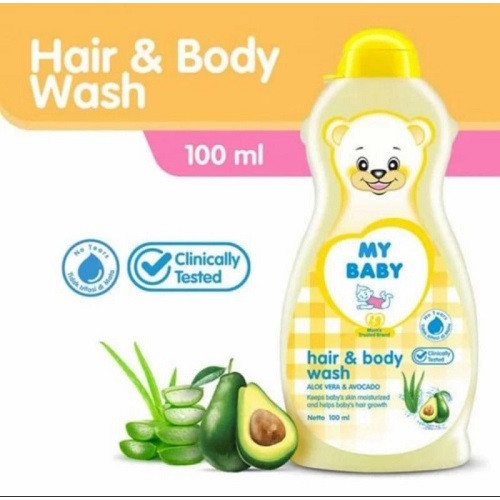 My Baby Hair & Body Wash 100ml/200ml - Sampo & Sabun Bayi