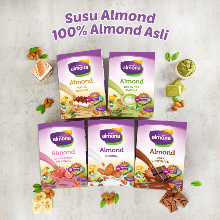 Almona Almond ASI Booster 175gr - Susu Ibu Menyusui Bebas Laktosa