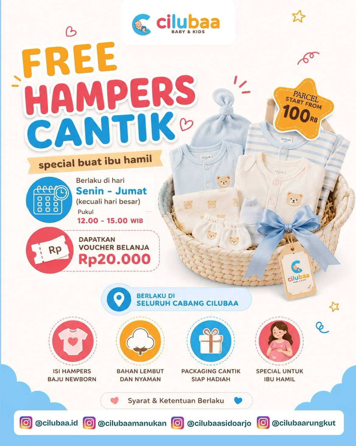 FREE HAMPERS CANTIK UNTUK BUNDA HAMIL!