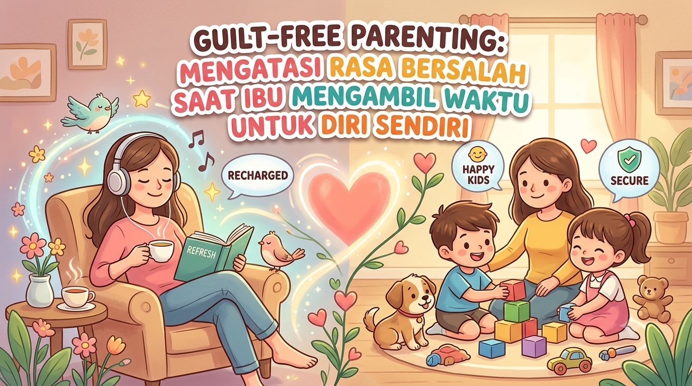 Guilt-Free Parenting: Mengatasi Rasa Bersalah Saat Ibu Mengambil Waktu untuk Diri Sendiri