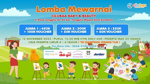 Lomba Mewarnai - Cilubaa Baby & Beauty Tenggilis