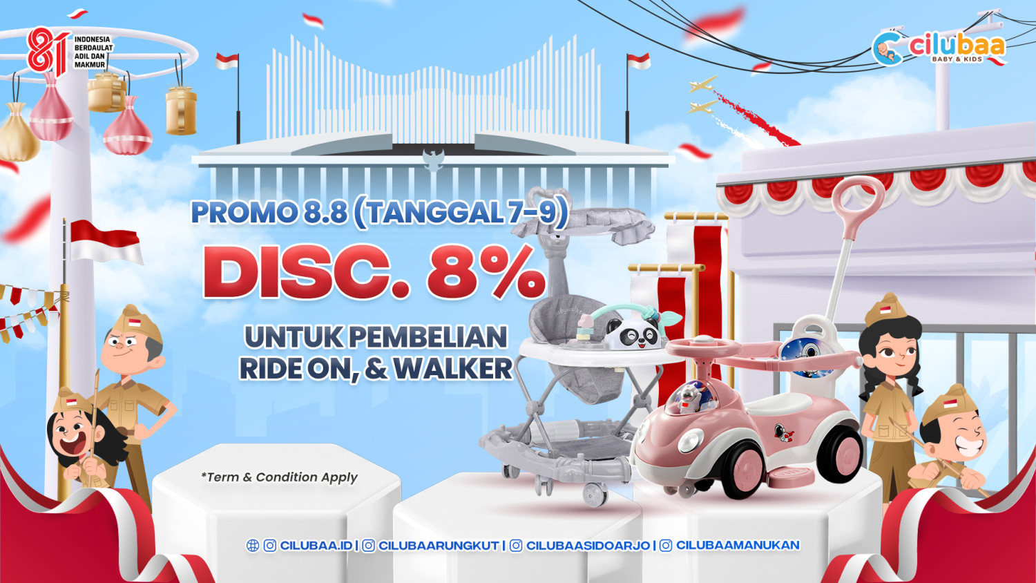 PROMO! Disc. 8% RideOn & Walker