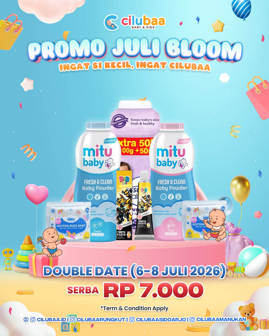 PROMO (7.7) JULI BLOOM CILUBAA