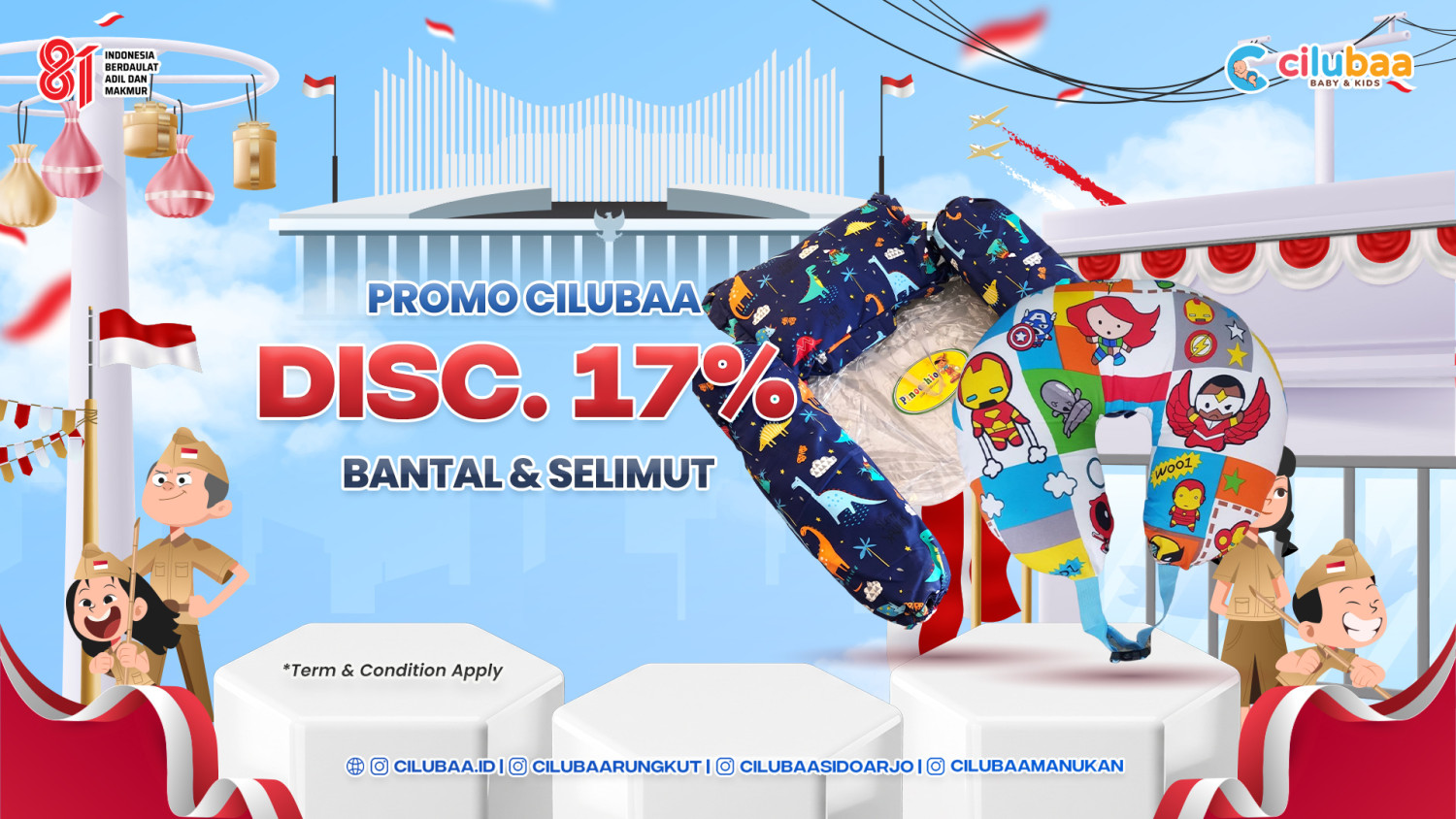 PROMO! Disc. 17% Bantal & Selimut