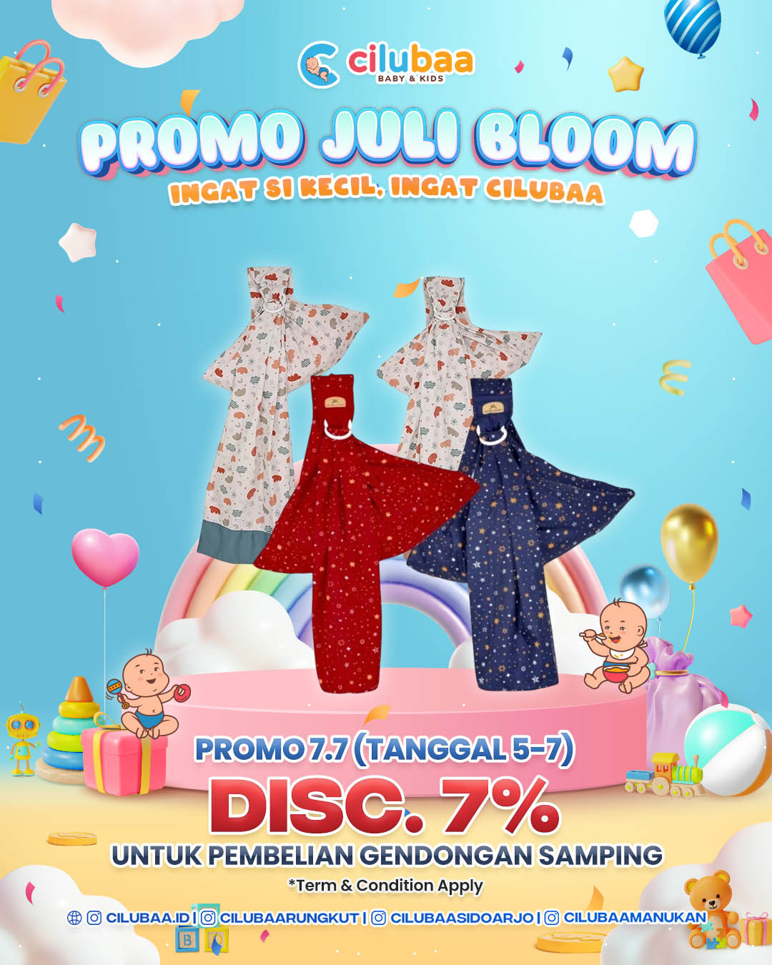 PROMO 7.07 JULI CILUBAA BLOOM -
