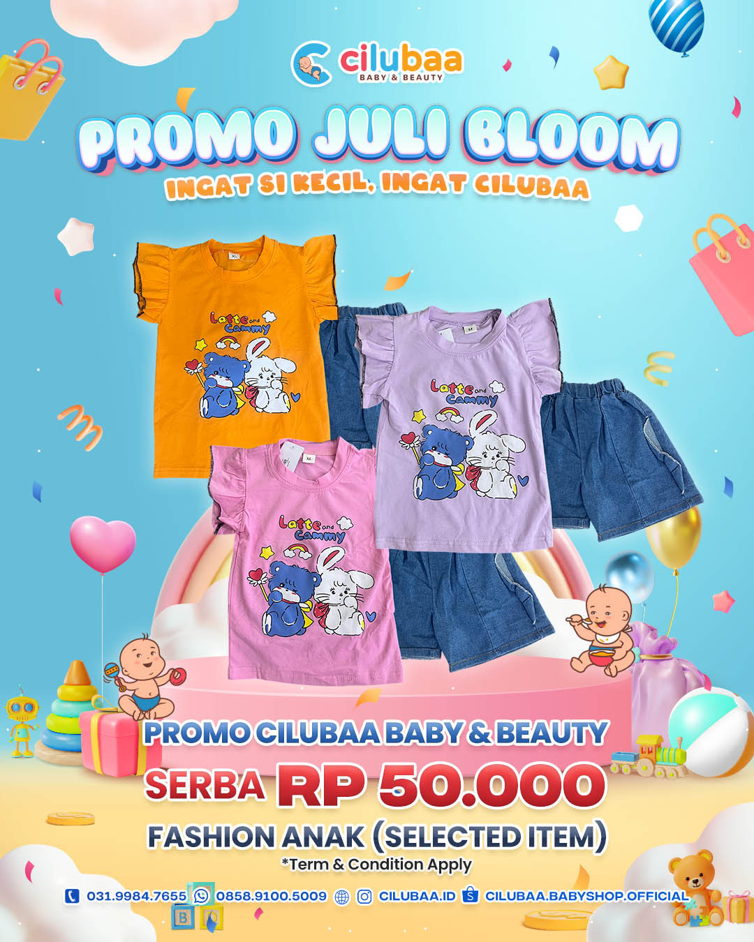 FASHION ANAK SERBA RP 50.000!