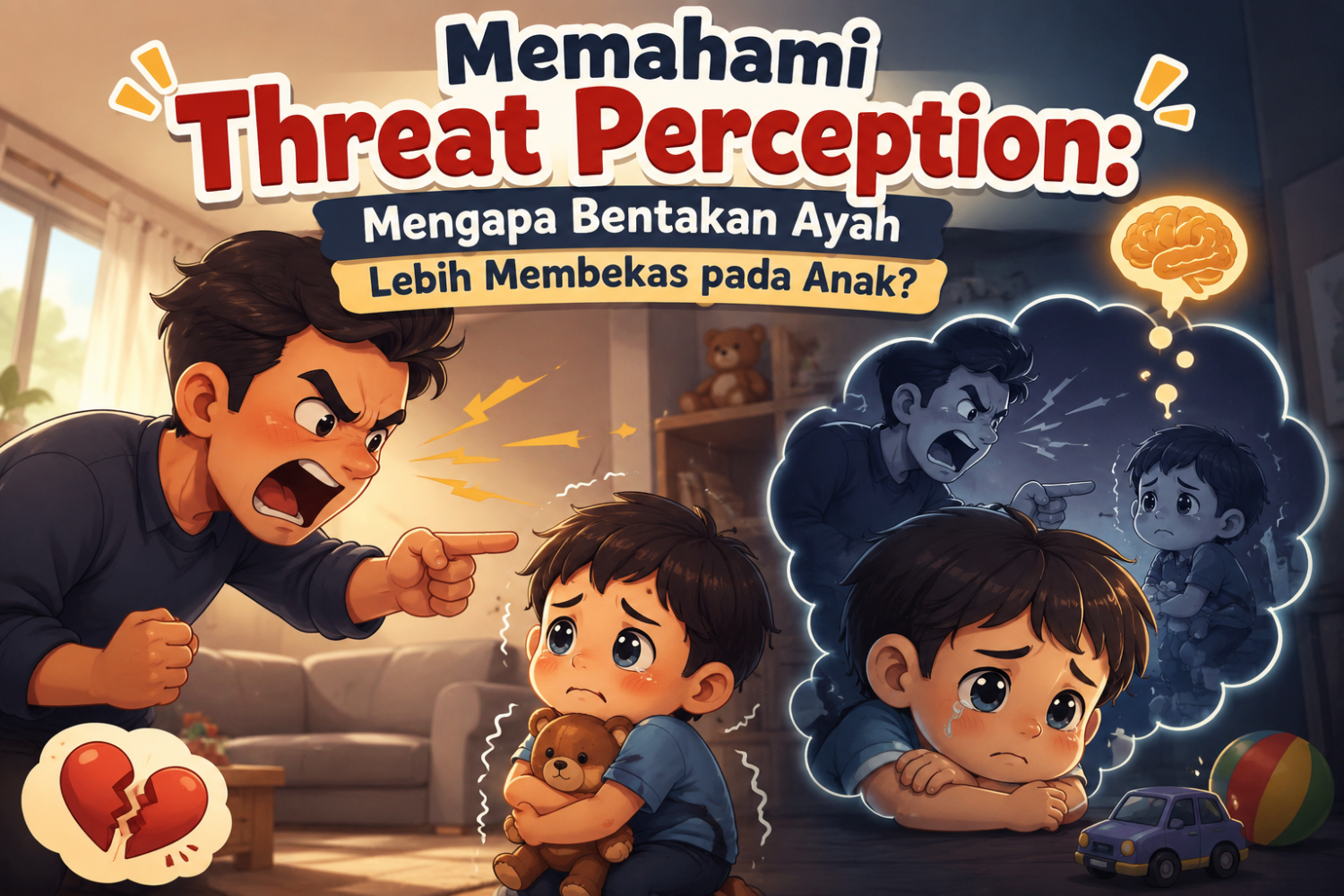 Memahami Threat Perception: Mengapa Bentakan Ayah Lebih Membekas pada Anak?