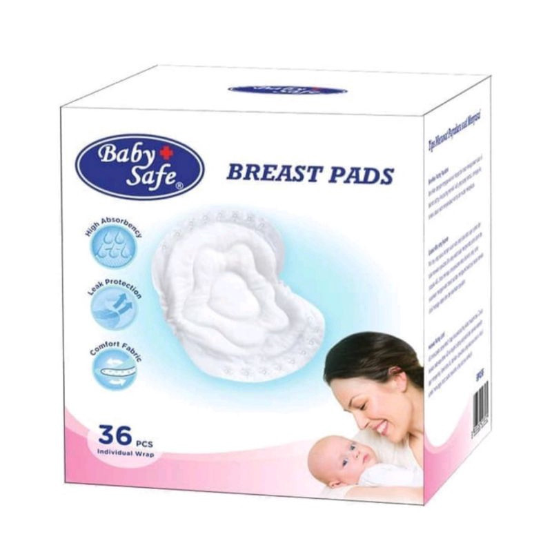 Baby Safe Breast Pads Isi 12pc/16pc/36pc/56pc/60pc - Bantalan Payudara