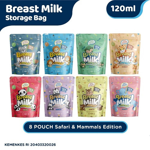Gea Baby Breast Milk 120ml Pouch - Kantong Asi