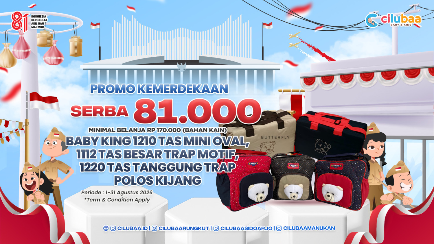 PROMO! Tas Baby Mini/Tanggung
