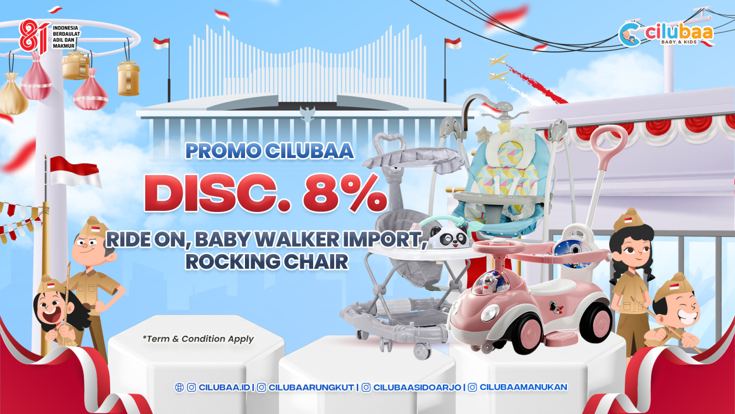 PROMO! Disc. 8% RideOn-Walker-RockingChair