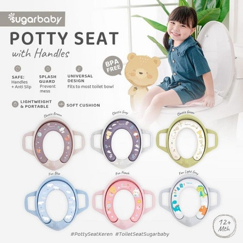 Sugar Baby Potty Seat With Handle Mix - Toilet Training