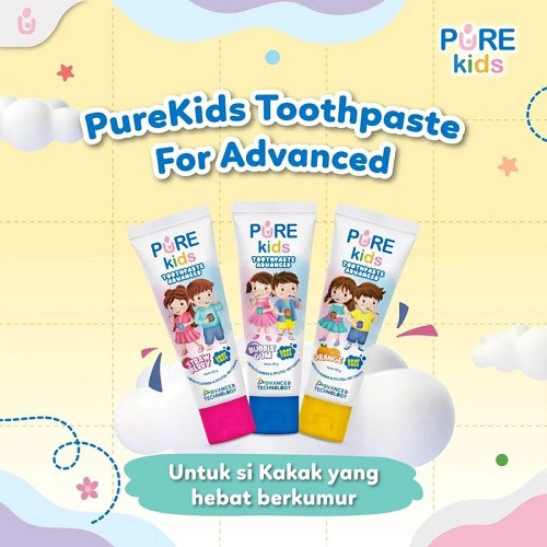 Pure Baby Tooth Paste 50gr - Pasta Gigi Anak & Bayi