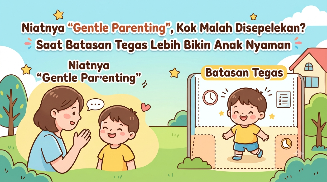 Niatnya "Gentle Parenting", Kok Malah Disepelekan? Saat Batasan Tegas Lebih Bikin Anak Nyaman
