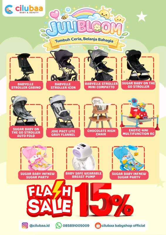 FLASH SALE 15% !