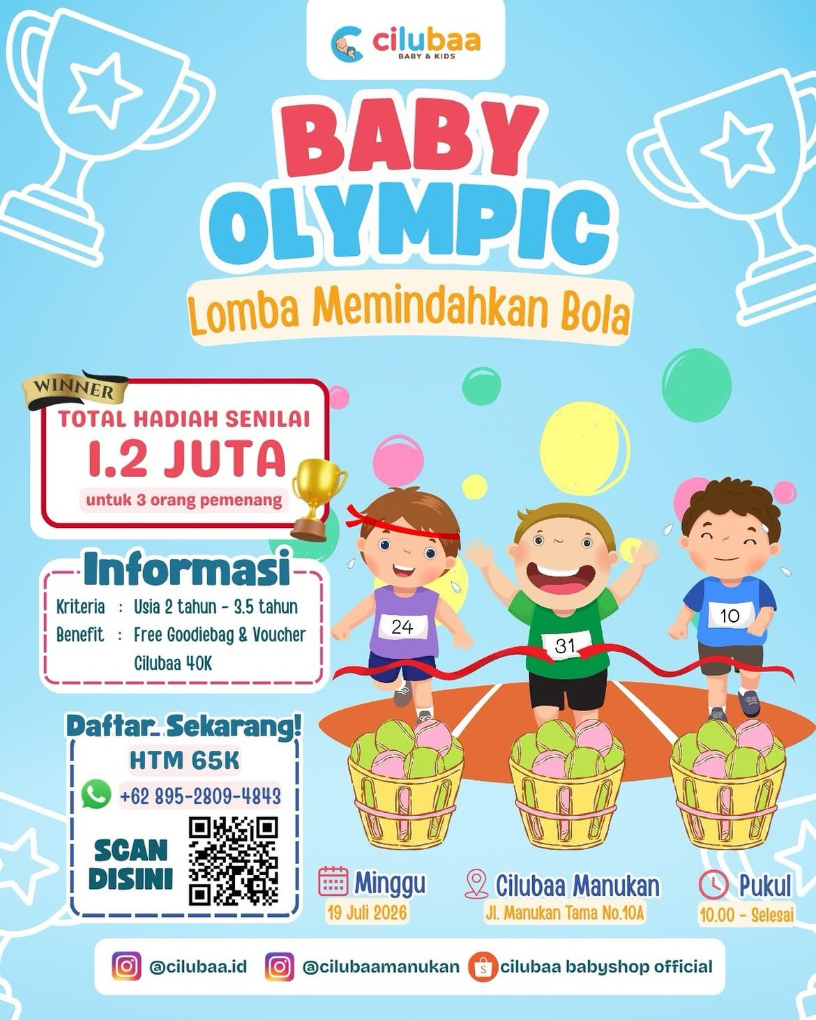BABY OLYMPIC: SAATNYA SI KECIL JADI JUARA!