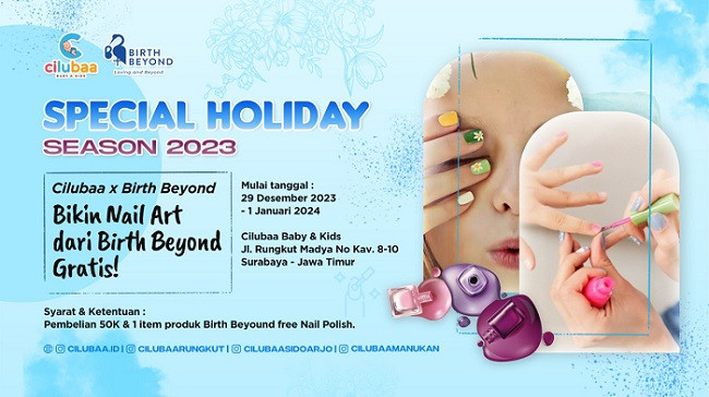 Nail Art Bersama Birth Beyond, Gratiss!! - Cilubaa Baby & Beauty Tenggilis