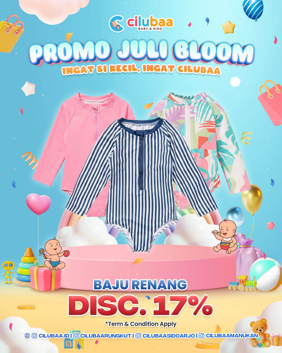 BAJU RENANG ANAK DISC. 17%
