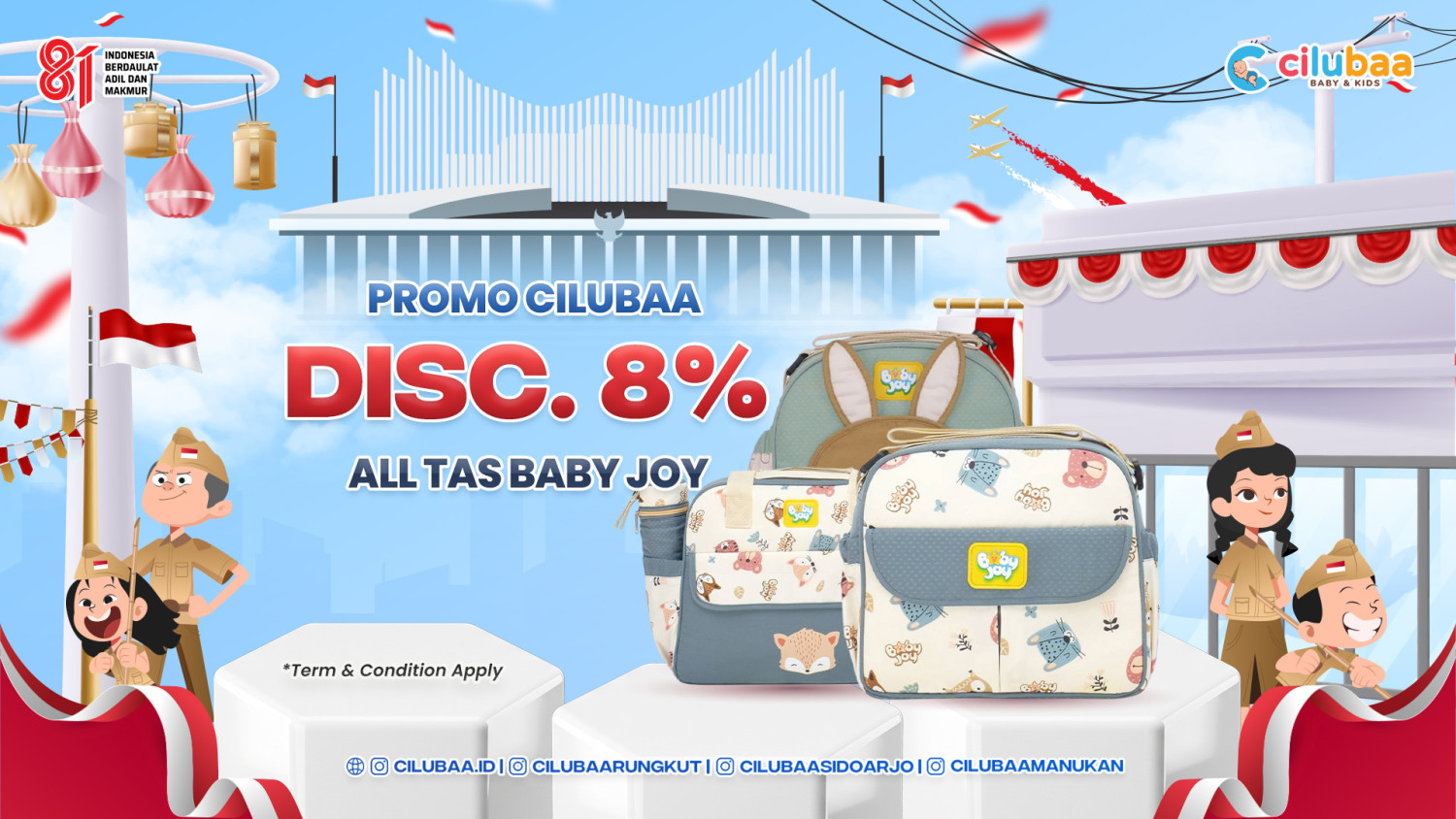 PROMO! Disc. 8% All Tas Baby Joy