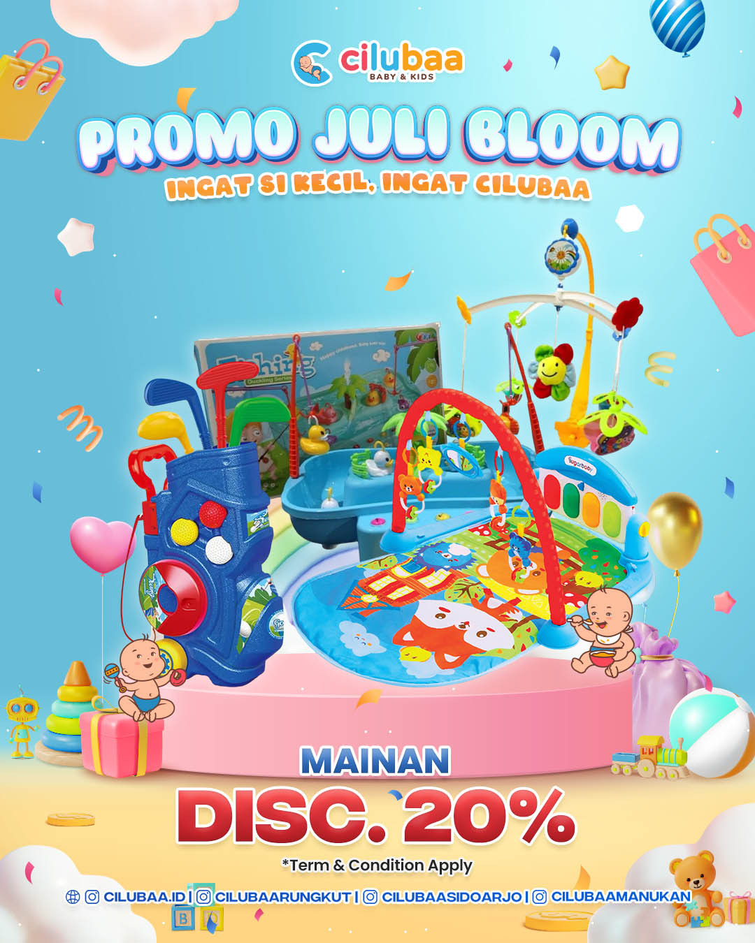 MAINAN DISC. 20%