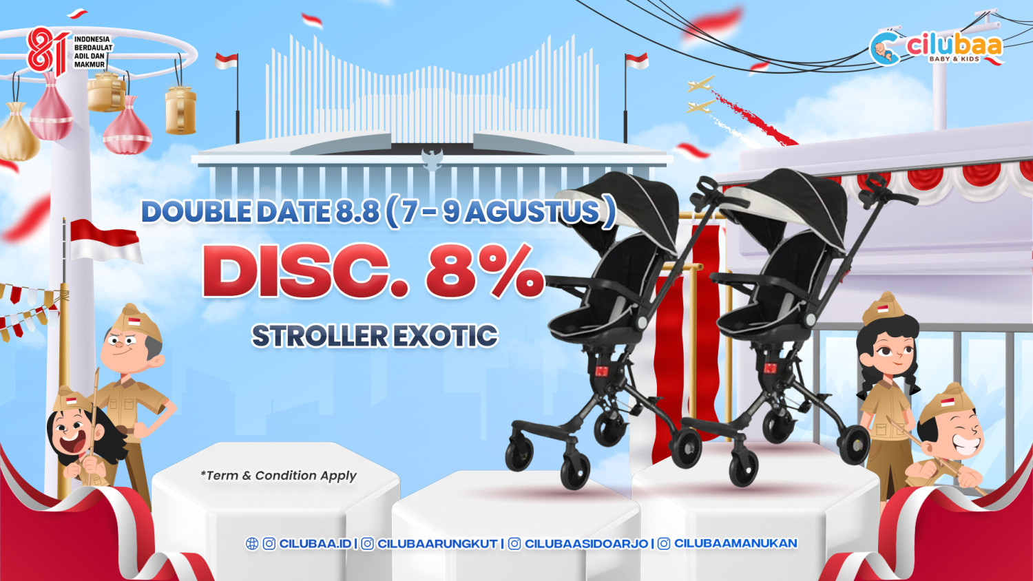PROMO! Disc. 8% Stroller Exotic