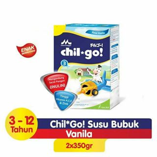 Morinaga Chil Go 3+ Susu Pertumbuhan Anak usia 3 - 12 Tahun 700GR Rasa Vanila dan Madu