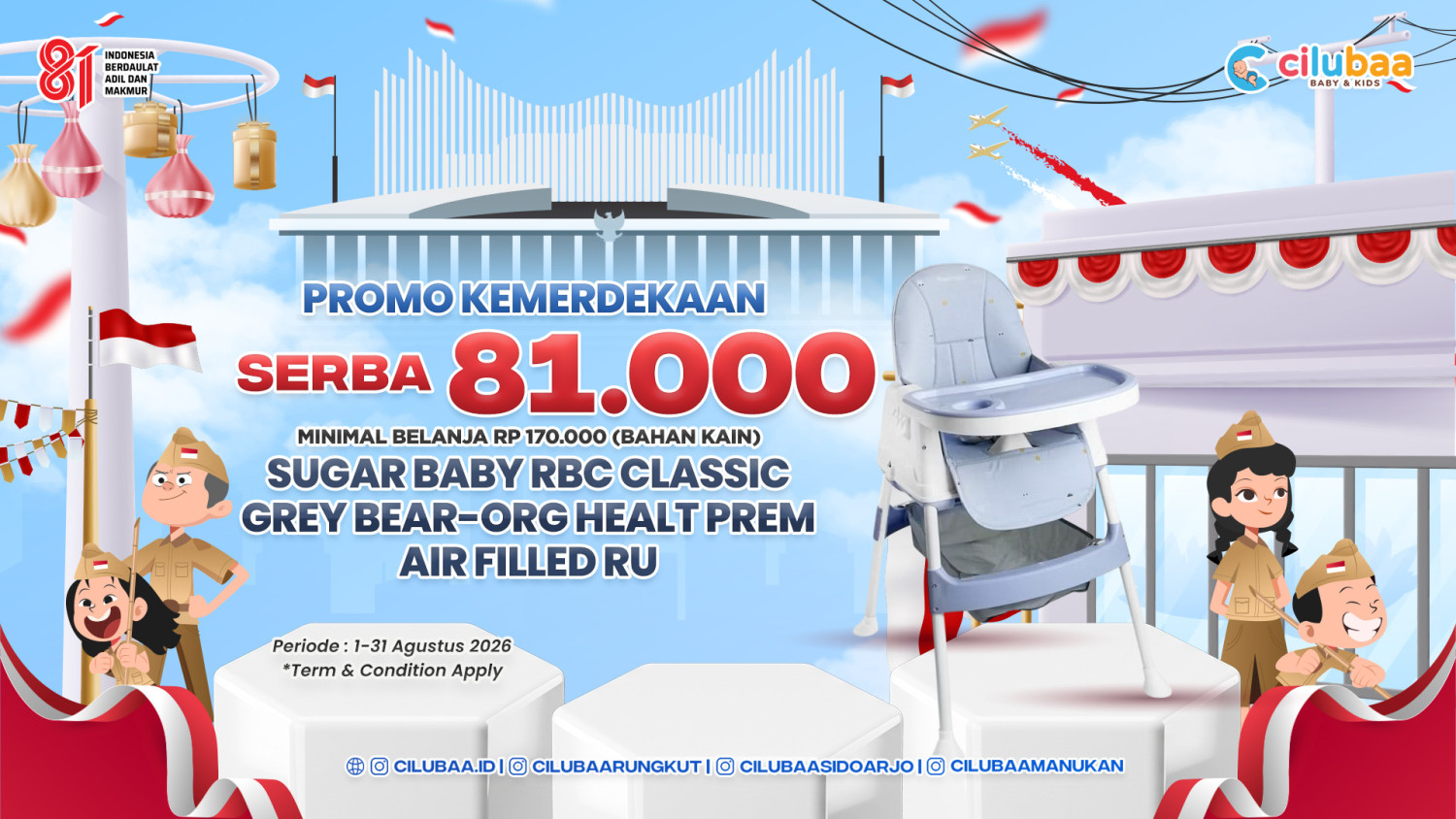 PROMO! Sugar Baby RBC Classic Grey Bear/Organic Health Premium Air Filled Rubber Mat