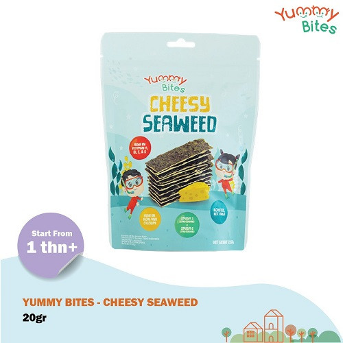 Yummy Bites Cheesy Seaweed 30gr - Snack Bayi