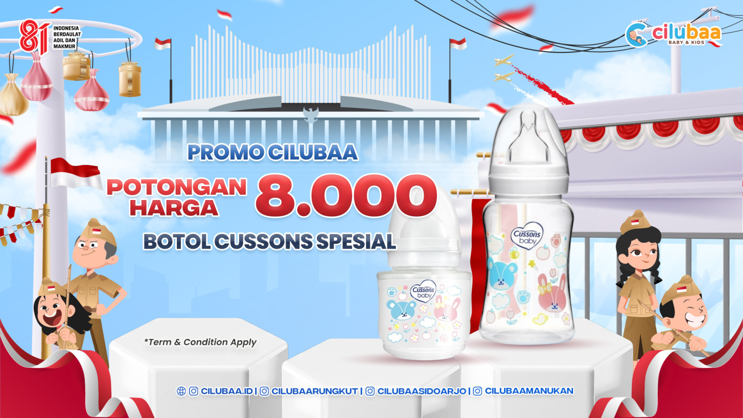 PROMO! Pot. Harga 8K Botol Cussons