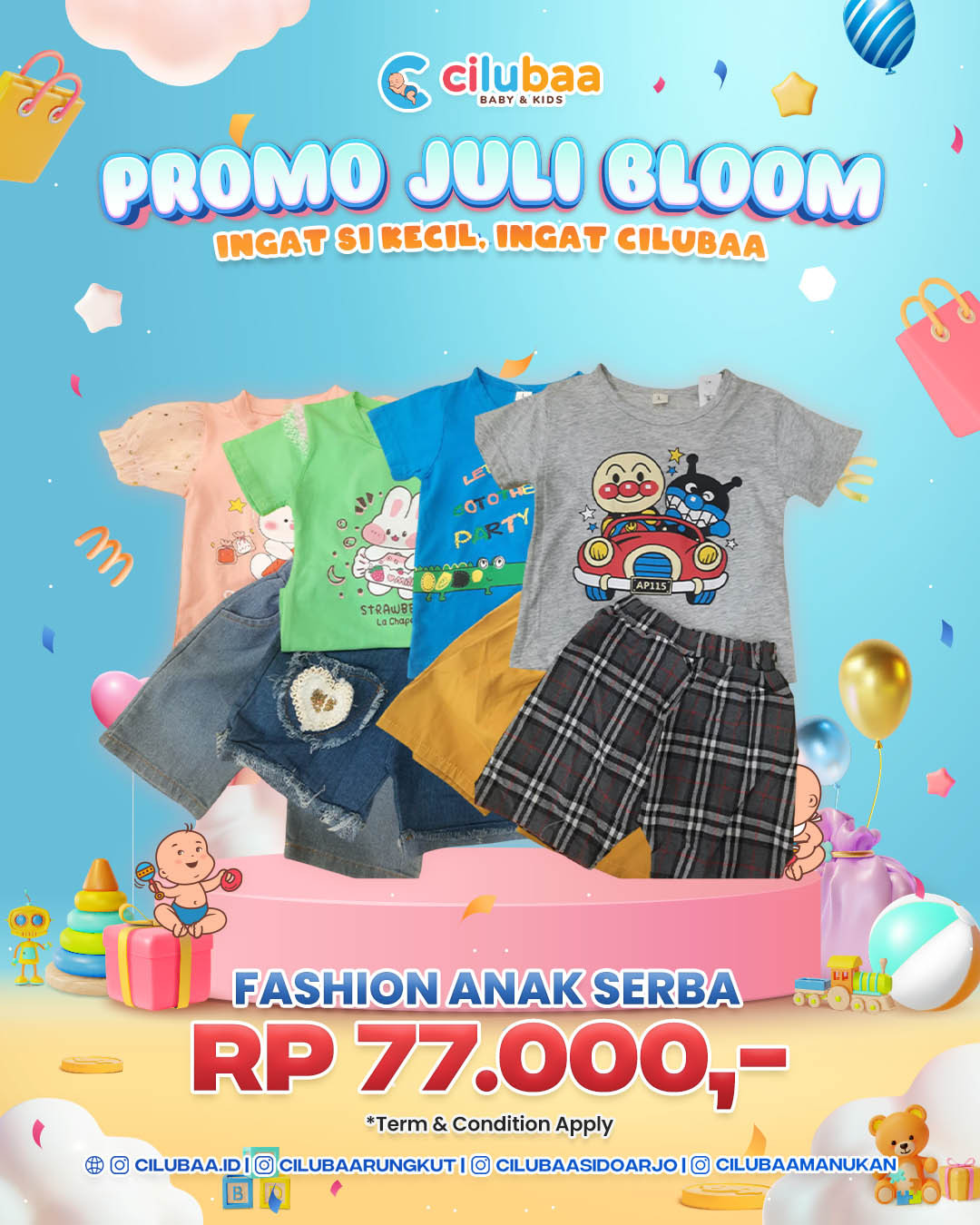 FASHION ANAK SERBA Rp. 77.000 -