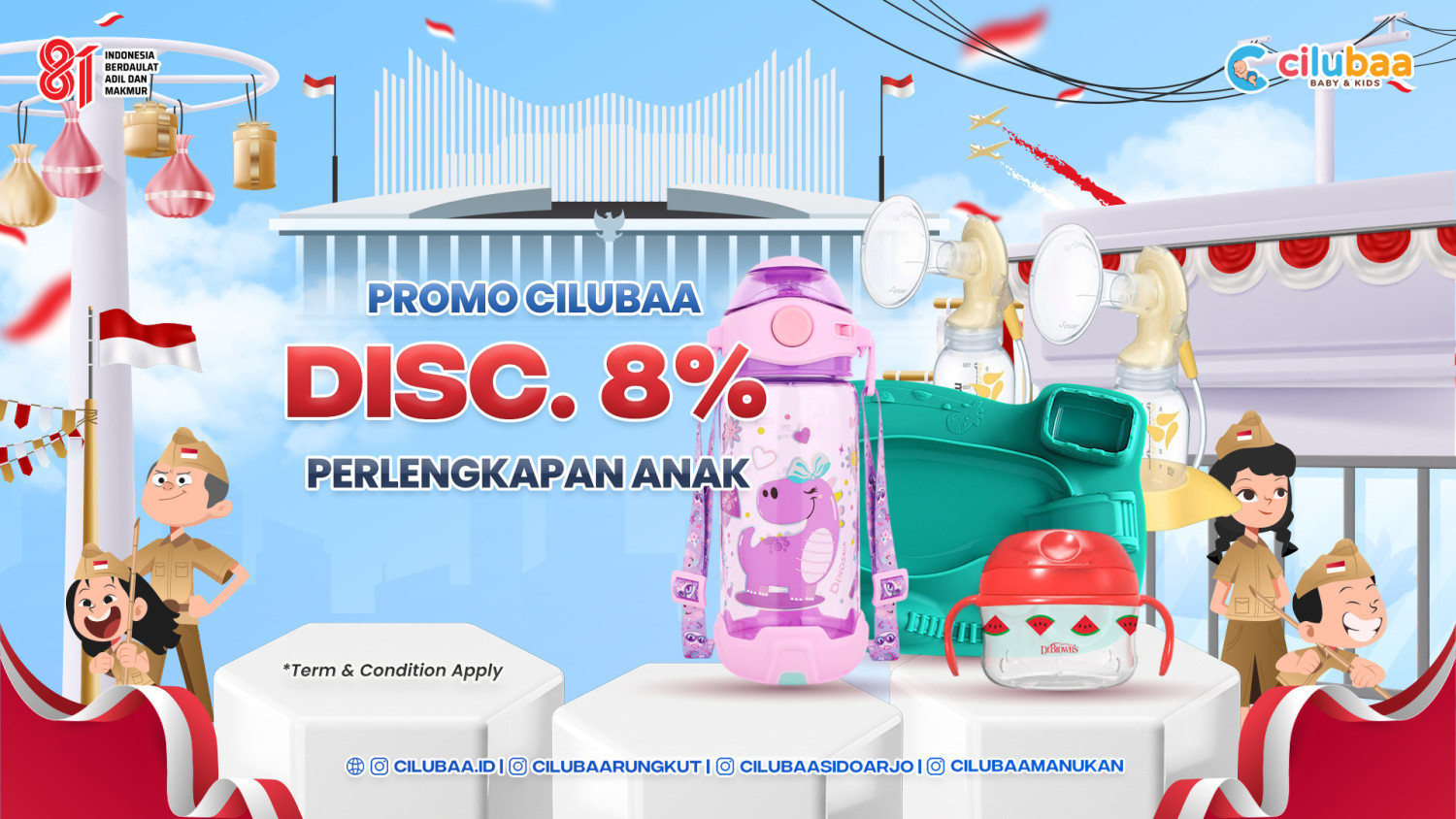 PROMO! Disc. 8% Perlengkapan Anak