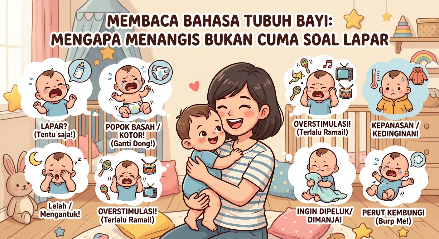 Membaca Bahasa Tubuh Bayi: Mengapa Menangis Bukan Cuma Soal Lapar