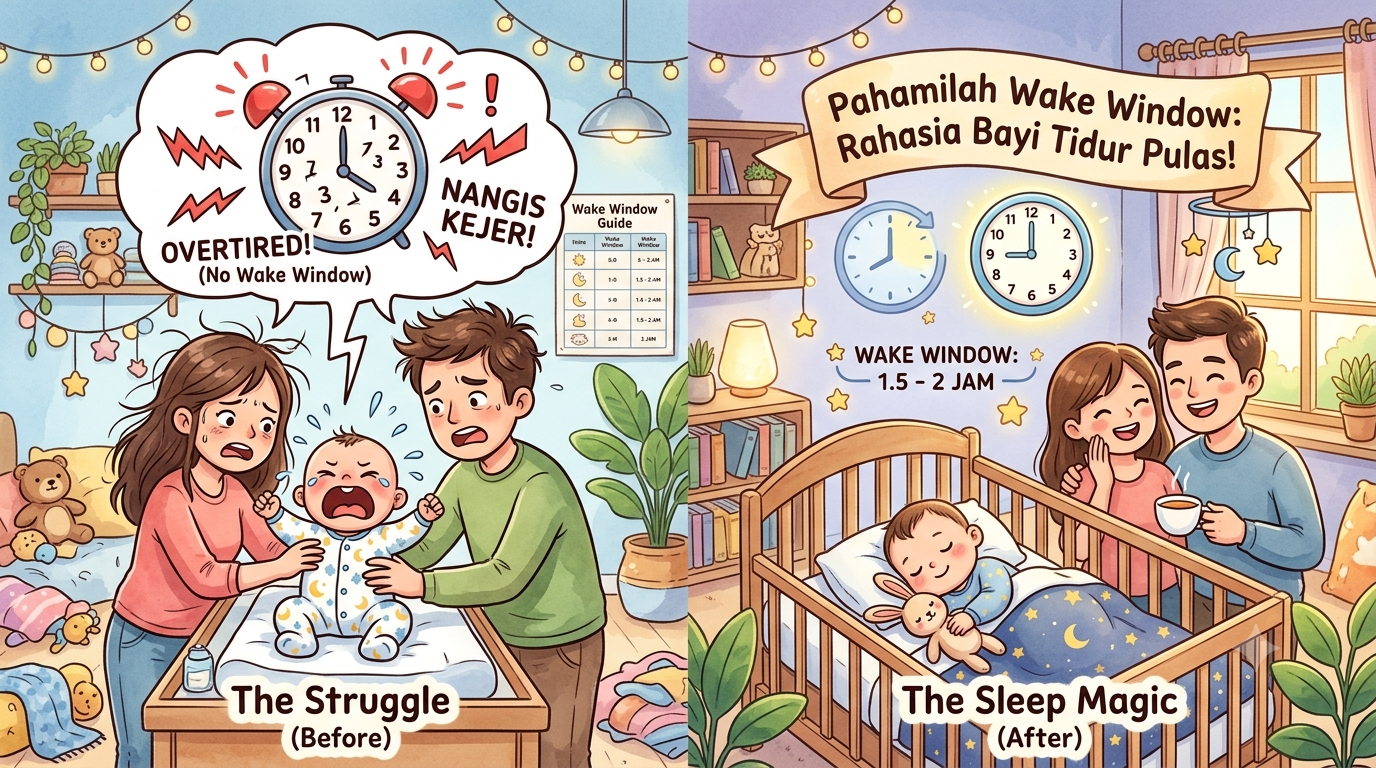 Pahami Wake Window: Rahasia Bayi Tidur Pulas Tanpa Drama Nangis Kejer.