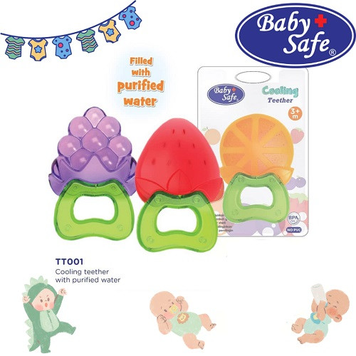 Baby Safe Cooling Teether TT001 - Gigitan Bayi With Purified Water