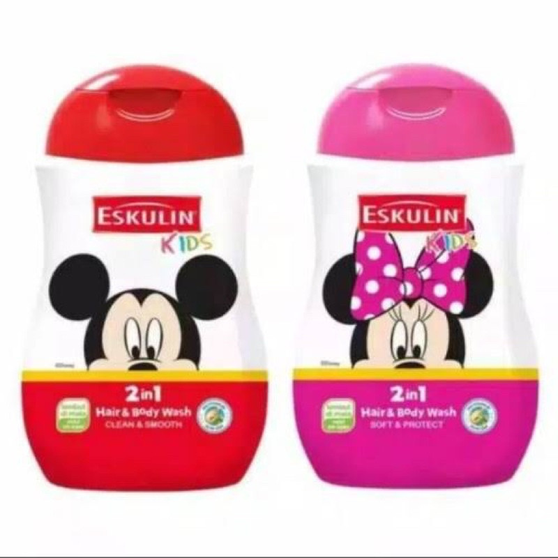 Eskulin Kids Hair And Body Wash 280ml - Sabun Mandi Anak