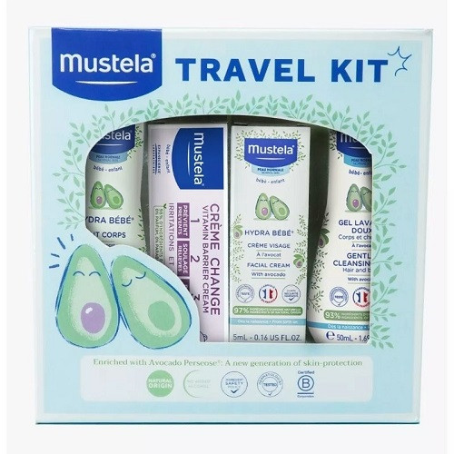 Mustela Travel Kit - Paket Perawatan Kulit Bayi