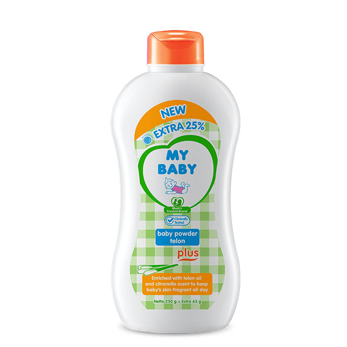 My Baby Powder Telon Plus 75ml/100ml - Bedak Bayi