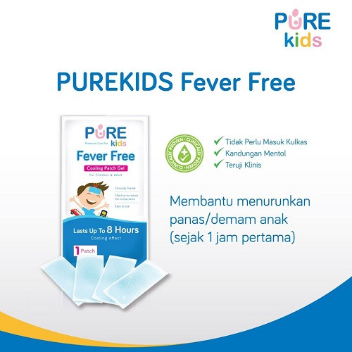 Pure Kids Fever Free Cooling Patch 4pc