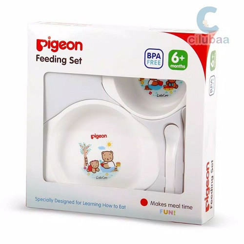 Pigeon Feeding Set Mini 03327 Bpa Free - Tempat Makan bayi