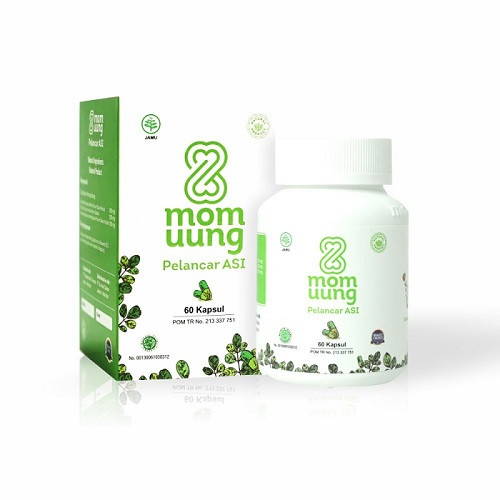 Mom Uung Asi Booster 30 Kapsul/60 Kapsul - Pelancar Asi Natural
