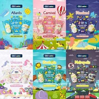 Gea Baby Storage Bag 120ml - Kantong Asi